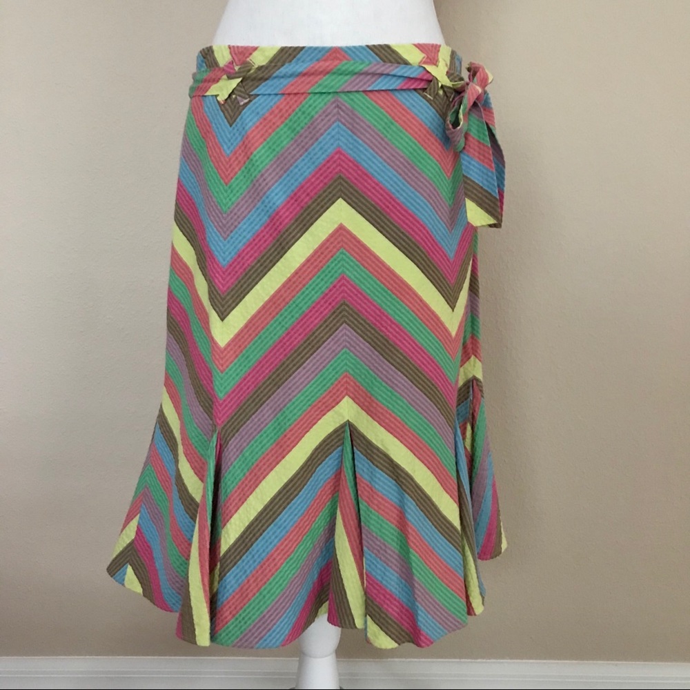 Anthropologie Elevenses Chevron Colorful S…